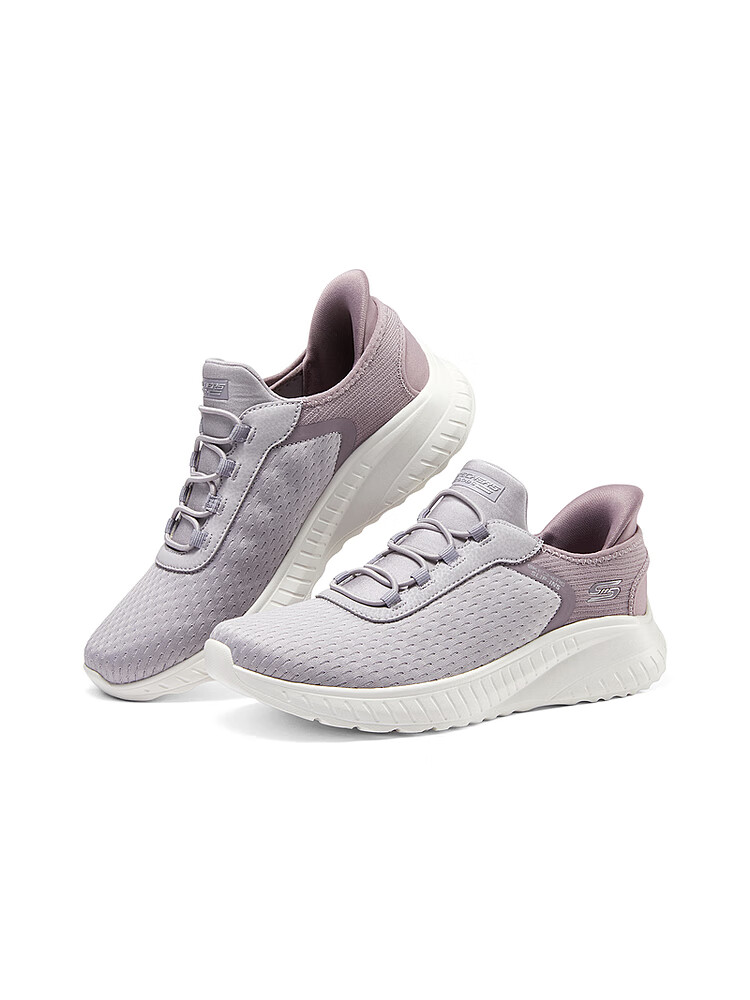 斯凯奇Skechers斯凯奇夏季女鞋休闲跑步鞋一脚蹬运动鞋透气减震 149936-BKW