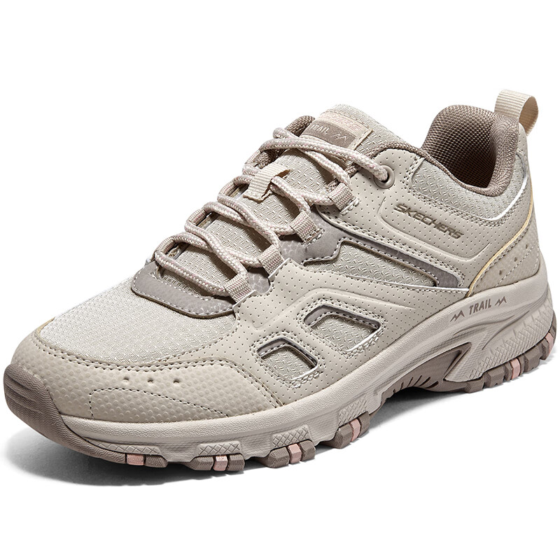 斯凯奇Skechers女鞋秋冬2024新款百搭户外徒步鞋防滑减震休闲鞋轻质舒适运动鞋 180022-TPE