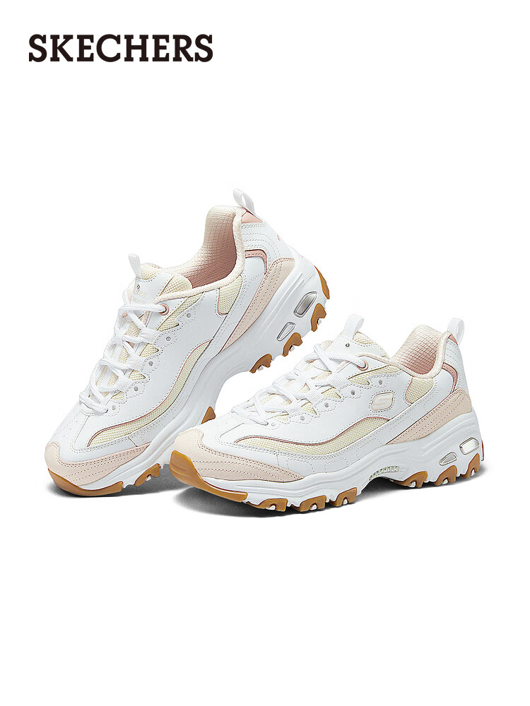 斯凯奇Skechers 2024女舒适百搭老爹鞋休闲运动鞋150241-WLPK