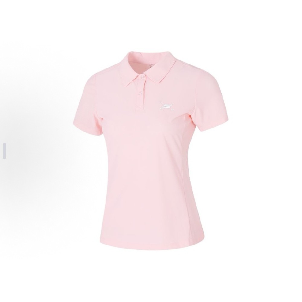 斯凯奇女士短袖POLO衫夏季新款运动服健身休闲T恤P224W153-02F3