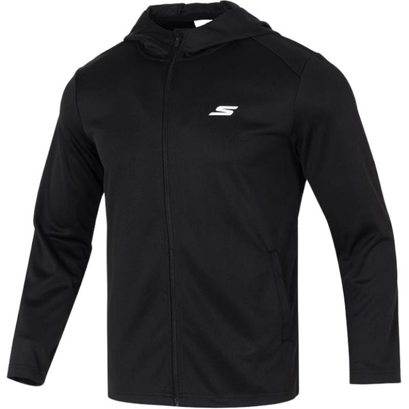 斯凯奇男外套户外跑步训练服运动服风衣休闲衣P224M123-03K8
